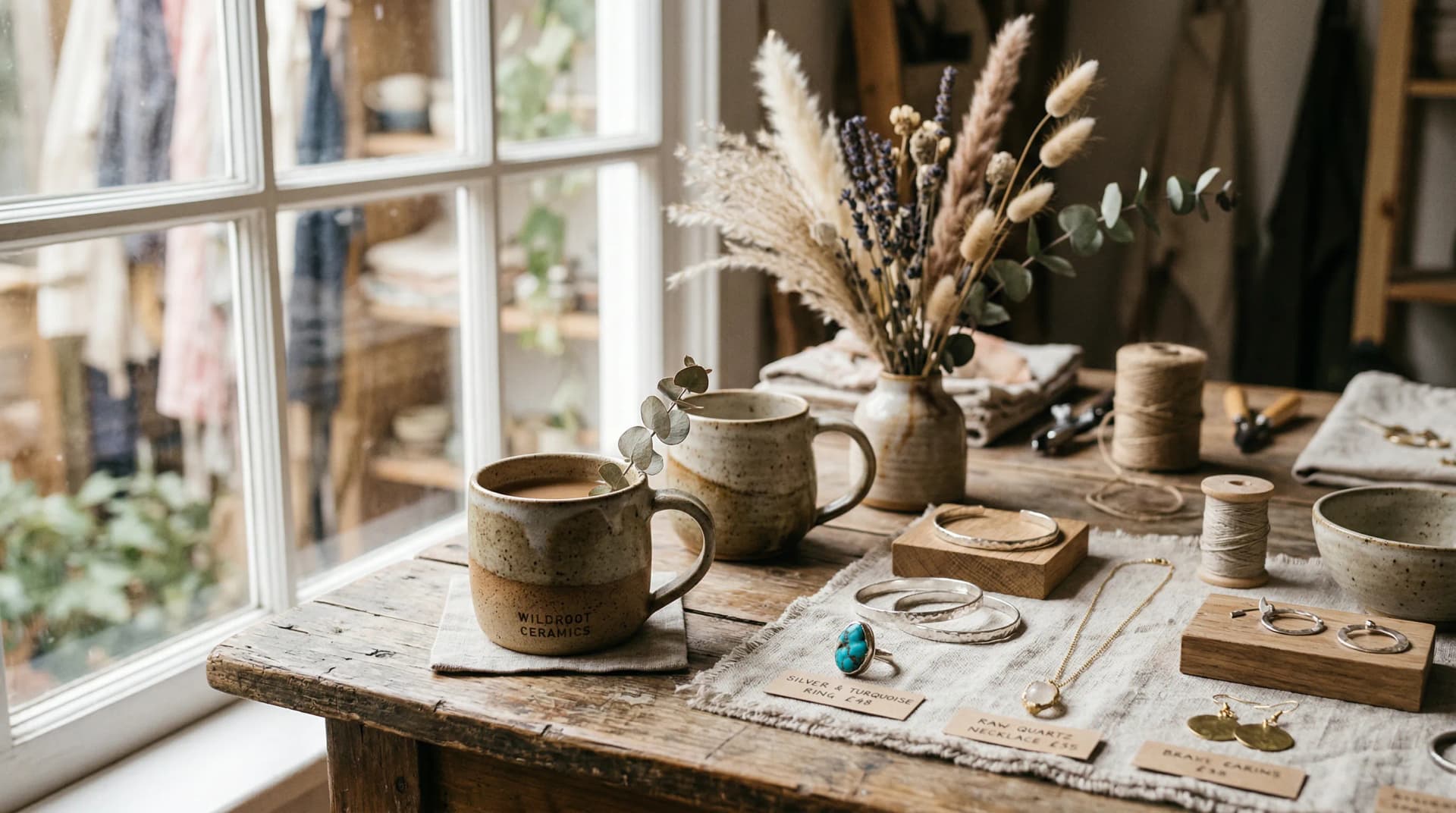 Etsy shop listings grid showing consistent product photography styling